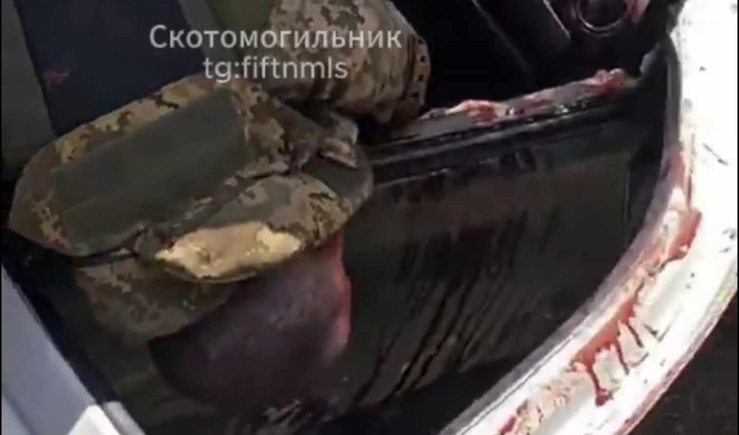 Recovery of Ukrainian bodies.