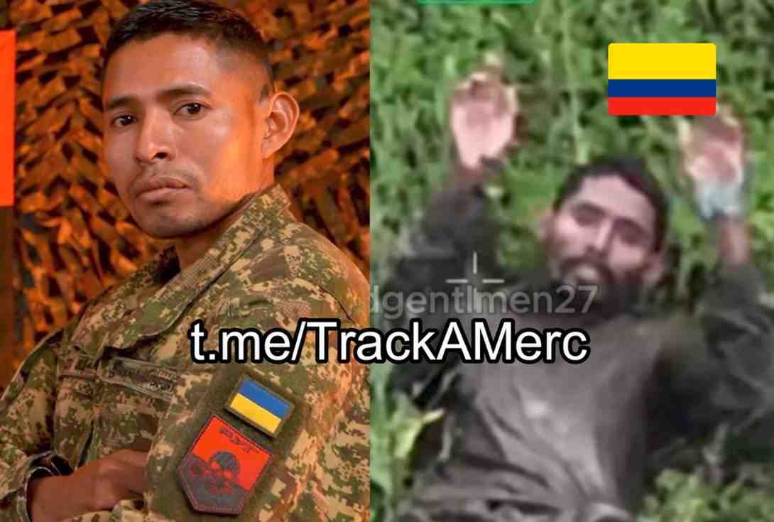 Colombian merc killed +  Interview (Translated)