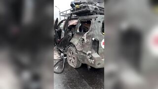 British doctor's brains painting the car.