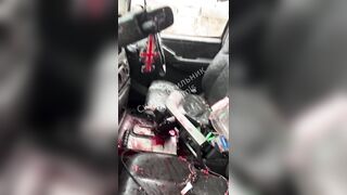 British doctor's brains painting the car.