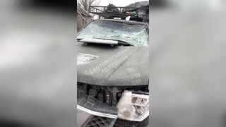 British doctor's brains painting the car.
