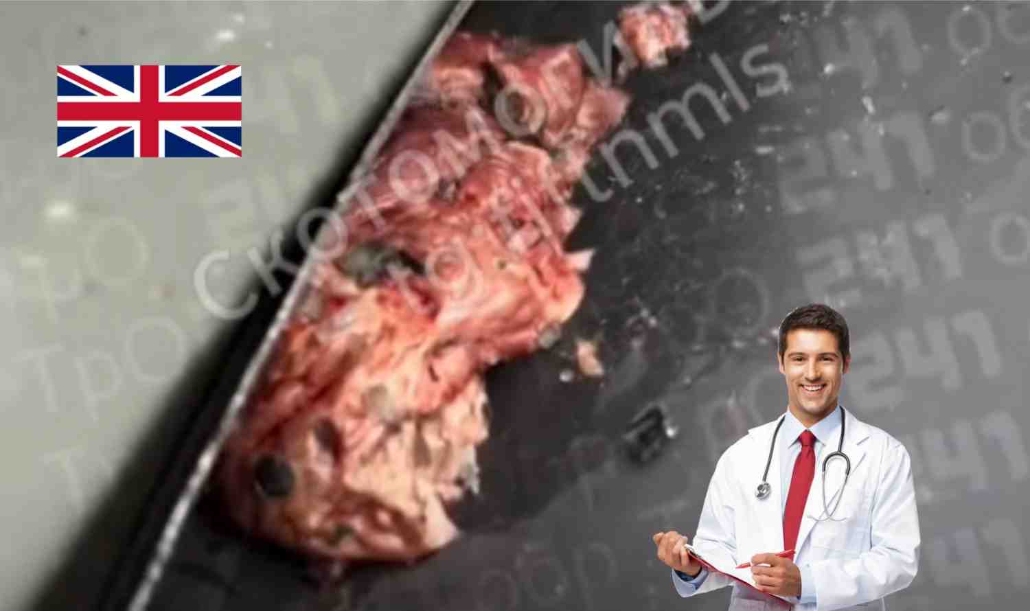 British doctor's brains painting the car.