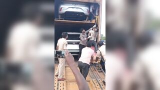 Man Found Hanging Inside Car Transporter Truck