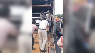 Man Found Hanging Inside Car Transporter Truck