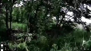 Pedoruzzian invader shot his head a second before the drone strike