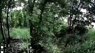 Pedoruzzian invader shot his head a second before the drone strike