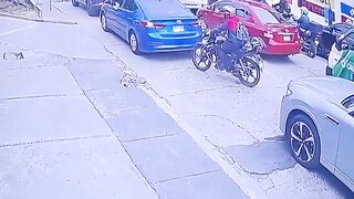 Motorist  hit with car