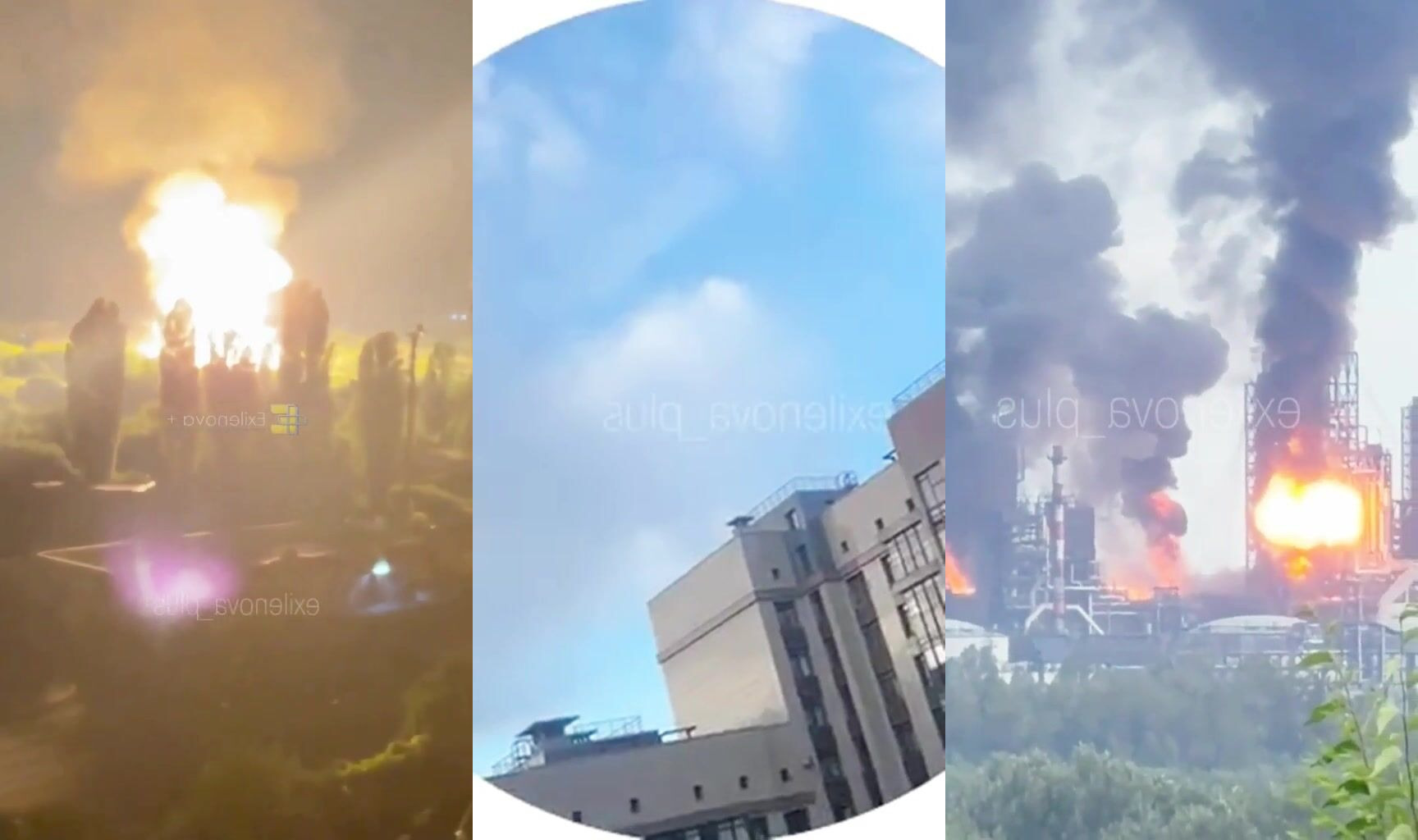ukrainian attack on nizhnekamsk leningrad tartaristan belgorod tver omsk port ust lug