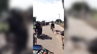 Notorious Gang Leader Killed And Dragged By Vigilantes In Nigeria
