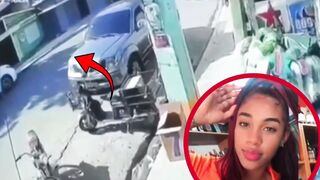 Young Female Got Mowed The Fuck Down While Riding Her Scooter
