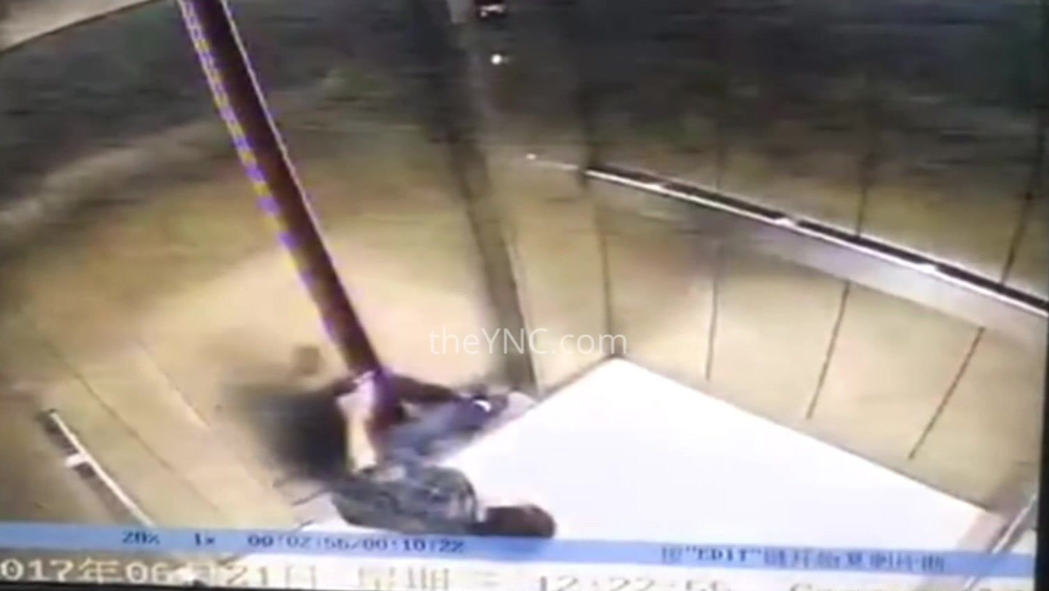 Classic: Woman loses leg on elevator