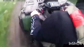 EXTREME GORE! Russian ATV driver gets DELETED!