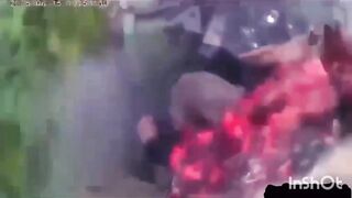 EXTREME GORE! Russian ATV driver gets DELETED!