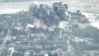 FAB-3000 destroys Ukrainian fortress.