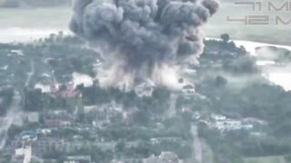 FAB-3000 destroys Ukrainian fortress.