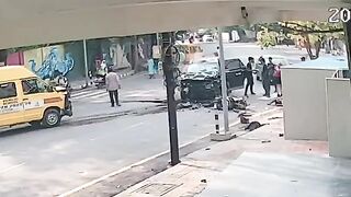 SUV Driven By Minor Kills Moped Rider