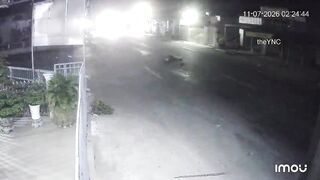 Man Hit By Truck, Seconds Later Another Truck Finished Him Off