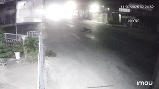 Man Hit By Truck, Seconds Later Another Truck Finished Him Off