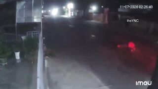 Man Hit By Truck, Seconds Later Another Truck Finished Him Off