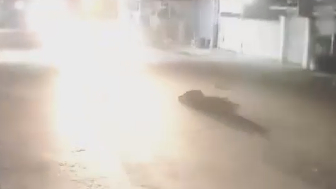 Man Hit By Truck, Seconds Later Another Truck Finished Him Off