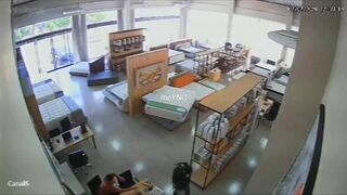 Mattress Store Owner Shoots Armed Robber Three Times Killing Him