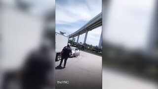 Mexican Cop Records A Video Before Jumping From An Overpass In Guanajuato