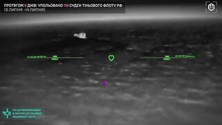 116 Russian vessels hit in 9 days. Compilation.