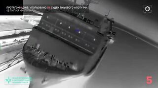 116 Russian vessels hit in 9 days. Compilation.