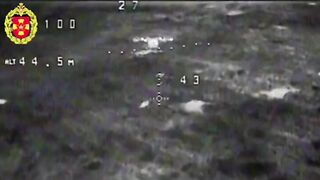 Russian drones hunting Ukrainian drones.