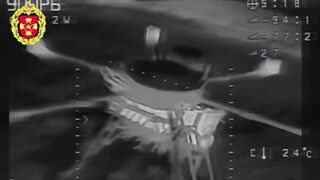Russian drones hunting Ukrainian drones.