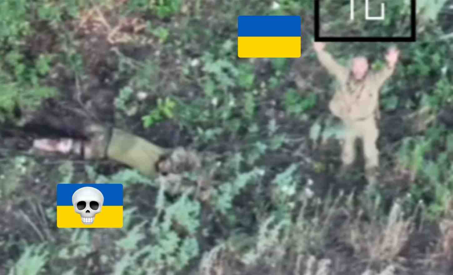 20 Ukrainians killed in their trench.
