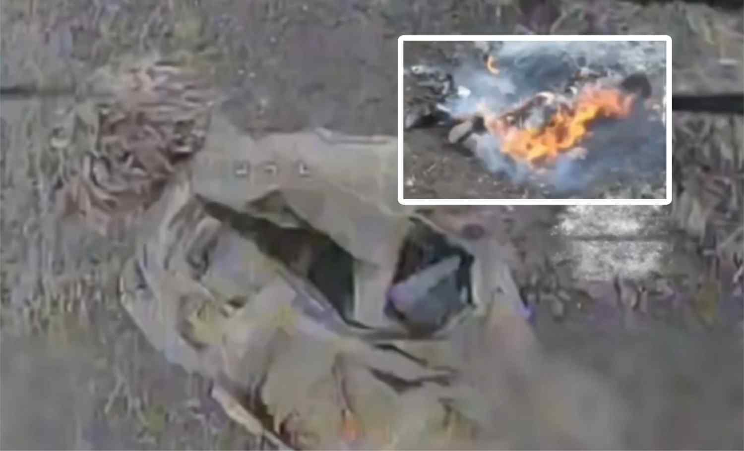 Ukrat ends up naked and Charred.