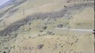Pedoruzzian war helicopter Mi-28 was downed by Ukrainian drone over Belgorod area