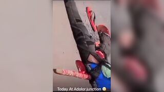 Man Vomits Own Intestines After Being Run Ovewr By Truck
