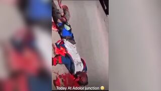 Man Vomits Own Intestines After Being Run Ovewr By Truck