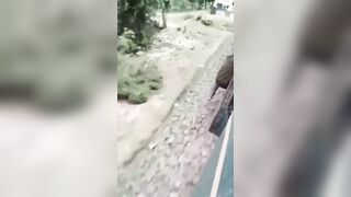 Man Disappears  Between Train And Platfrom