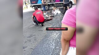 crashed head-on