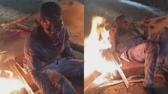 Caught With A Stolen Motorcycle Man Tortured By Vigilantes