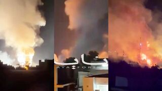 Massive US attack on Iran in retaliation for the attack on ships in the Strait of Hor