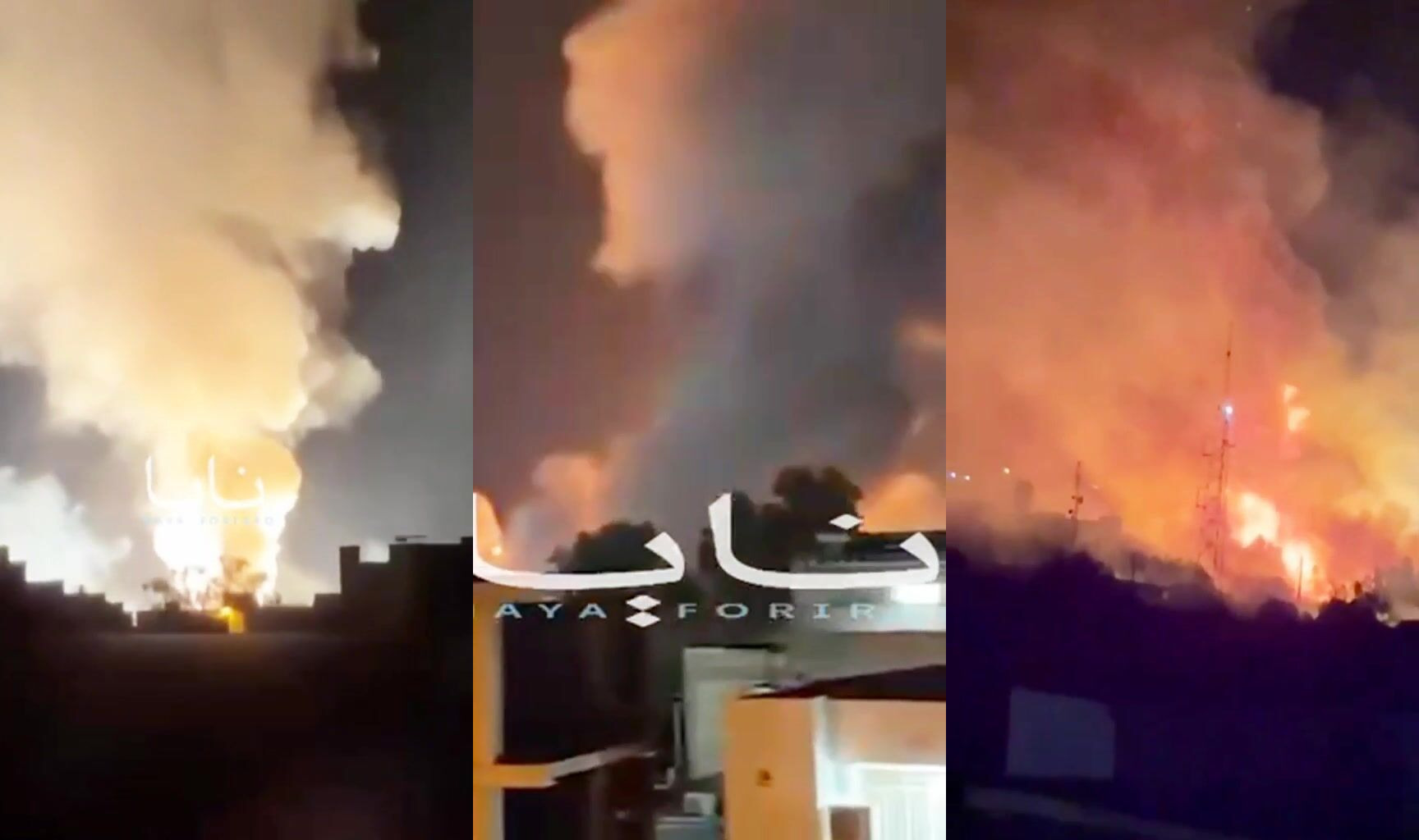 Massive US attack on Iran in retaliation for the attack on ships in the Strait of Hor