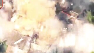 Drone blows Ukrainian drone operator's head + Aftermath
