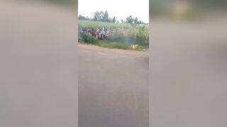 Naked Thief Set On Fire In Public {CLASSIC VIDEO}