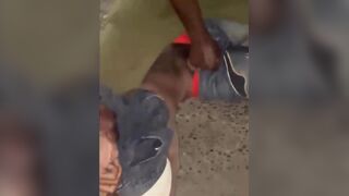 WTF: Good Samaritan Catches Phone Thief And Grabs Him By Dick