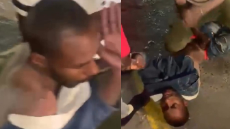 WTF: Good Samaritan Catches Phone Thief And Grabs Him By Dick
