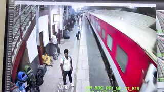 Boarding The Moving Train In India Goes Wrong