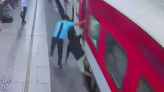 Boarding The Moving Train In India Goes Wrong