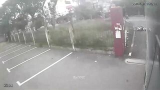 Female Moped Rider Makes A Fatal Mistake