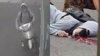 Female Moped Rider Makes A Fatal Mistake