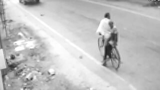 Cyclist Loses Balance And Falls Under Mixer Truck, Dies Instantly