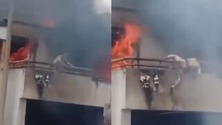 Man Sets His Apartment Ablaze, Dies In Flames During Eviction In Guatemala